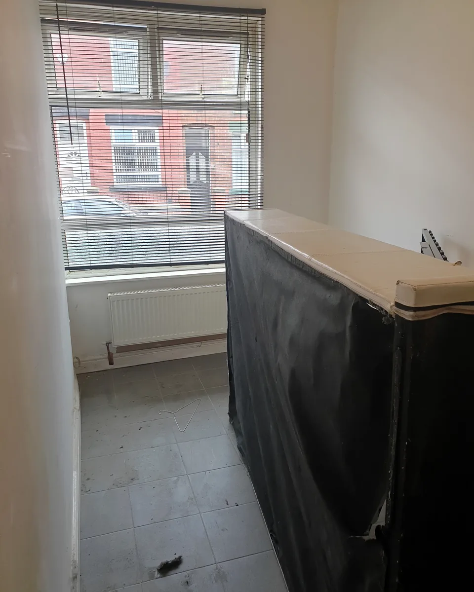 Shared-house bedroom before preparation